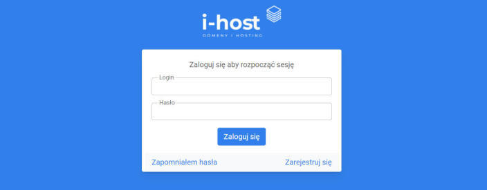 Nowy panel klienta i-host. Sprawdź, co się zmieniło!