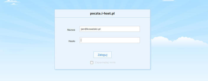 Nowy wygląd panelu webmail